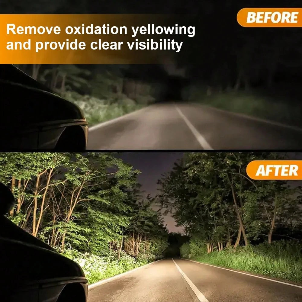 Car Headlight Repair Cream Automotive Headlight Oxidation Yellowing Remove Long-Lasting Clarity, Motorcycle Front Light Repair, Clear Field Of View, Provide Maintenance For Auto Headlights