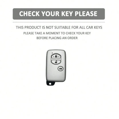 Car Key Cover Keychain Suitable For Camry, Prado, Corolla, Prius, Aqua, RAV4, Land Cruiser, Keyless Remote Fob 2013 2014 Series Accessories