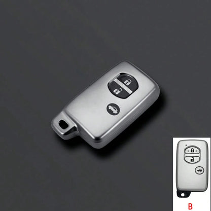 Car Key Cover Keychain Suitable For Camry, Prado, Corolla, Prius, Aqua, RAV4, Land Cruiser, Keyless Remote Fob 2013 2014 Series Accessories