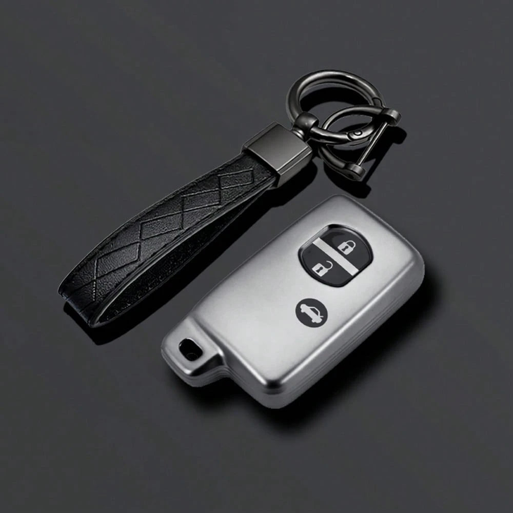 Car Key Cover Keychain Suitable For Camry, Prado, Corolla, Prius, Aqua, RAV4, Land Cruiser, Keyless Remote Fob 2013 2014 Series Accessories