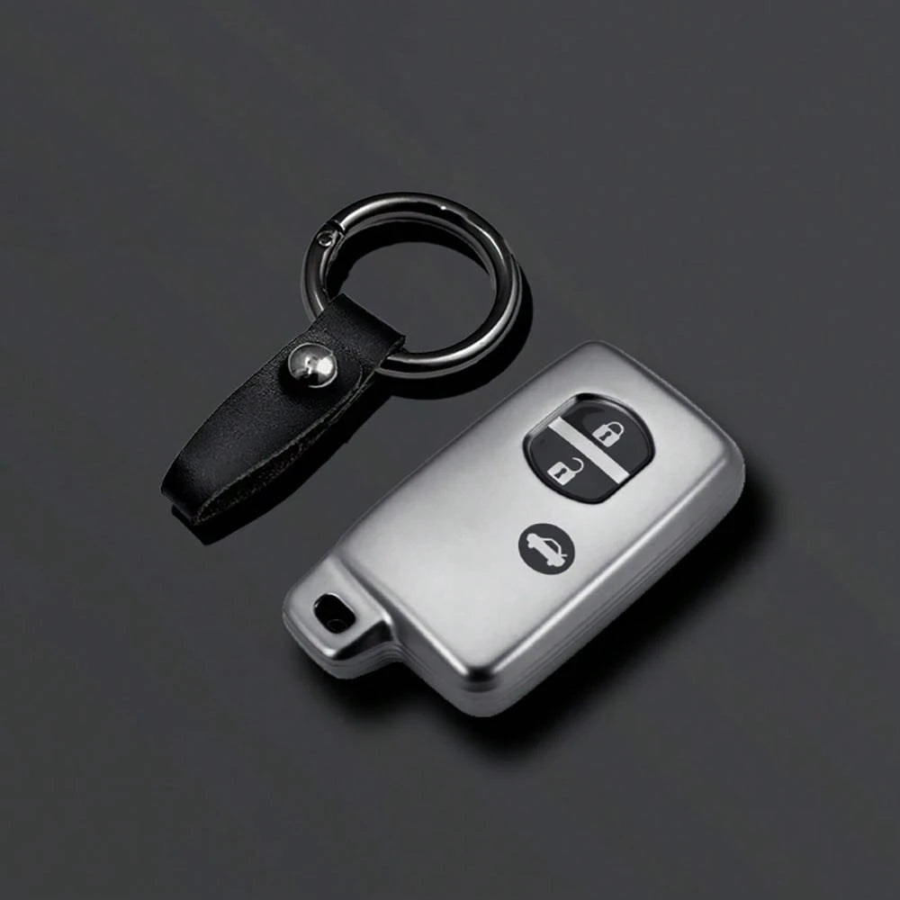 Car Key Cover Keychain Suitable For Camry, Prado, Corolla, Prius, Aqua, RAV4, Land Cruiser, Keyless Remote Fob 2013 2014 Series Accessories