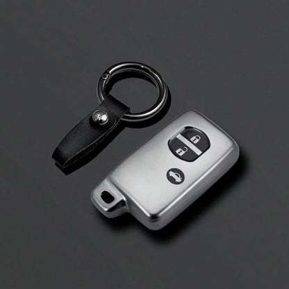 Car Key Cover Keychain Suitable For Camry, Prado, Corolla, Prius, Aqua, RAV4, Land Cruiser, Keyless Remote Fob 2013 2014 Series Accessories