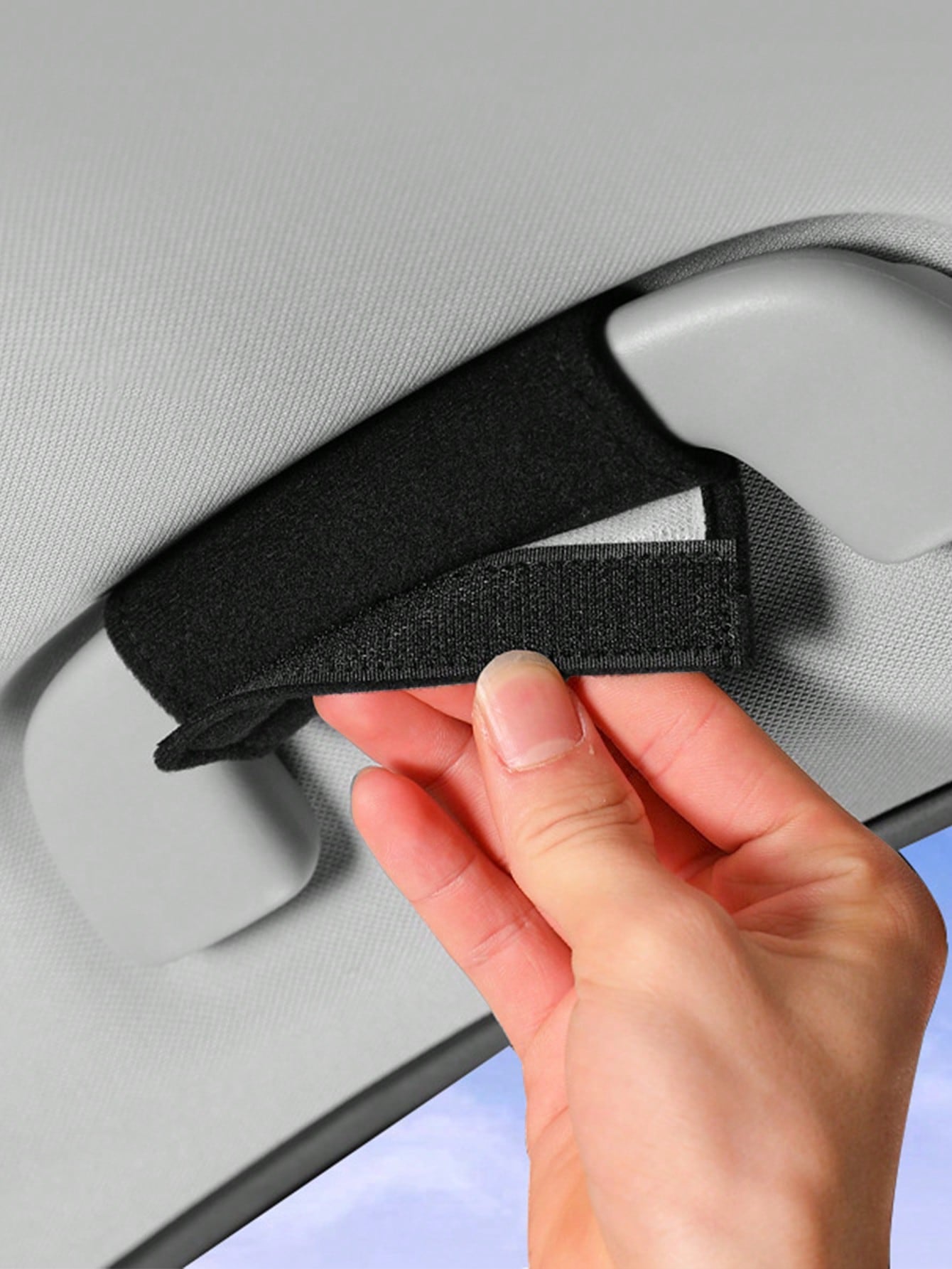 Car Roof Handle Protective Cover, Plush Interior Armrest Non-Slip Sweat-Absorbing Handle Sleeve, Universal Car Interior Decor Accessory
