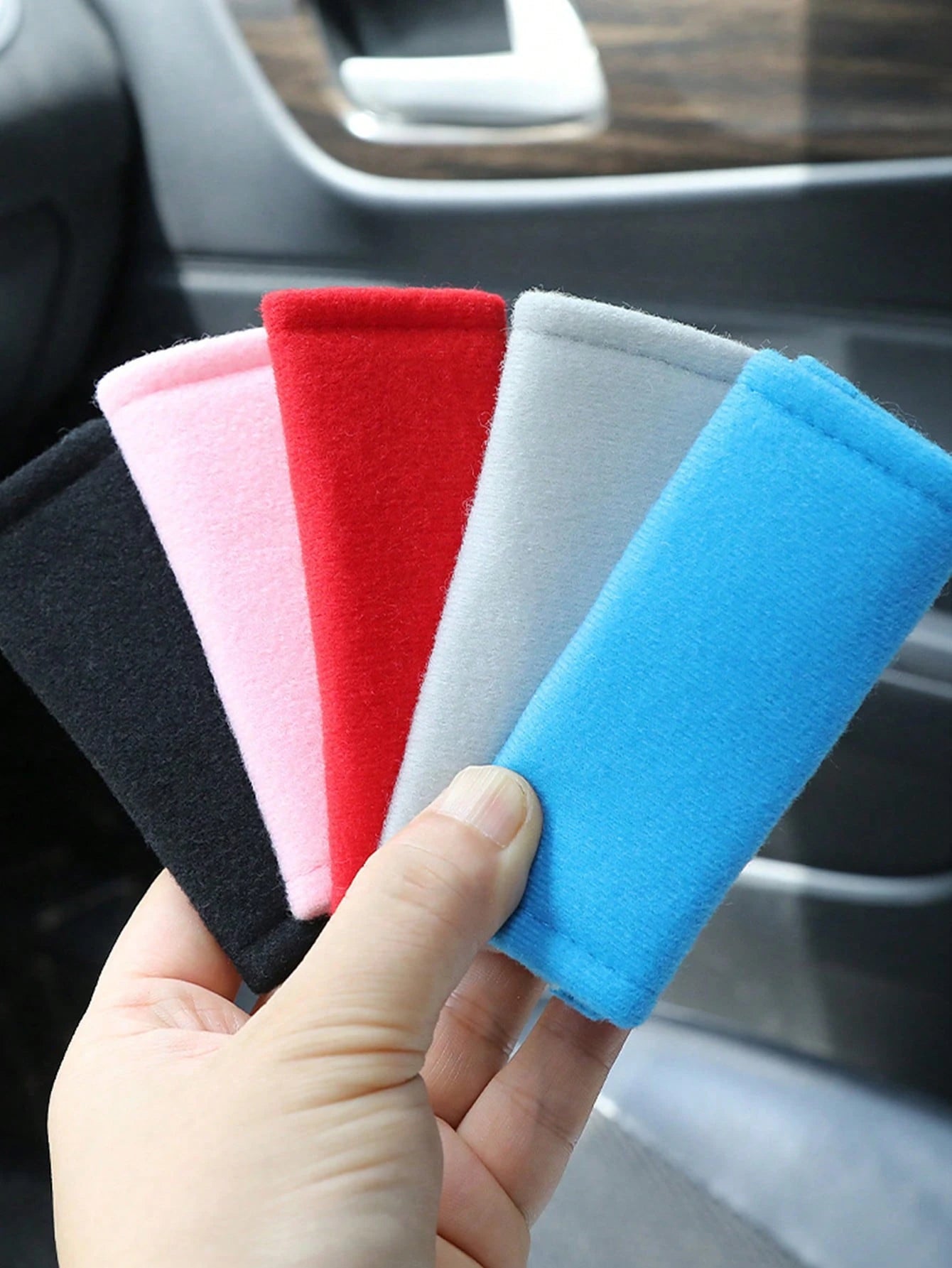 Car Roof Handle Protective Cover, Plush Interior Armrest Non-Slip Sweat-Absorbing Handle Sleeve, Universal Car Interior Decor Accessory