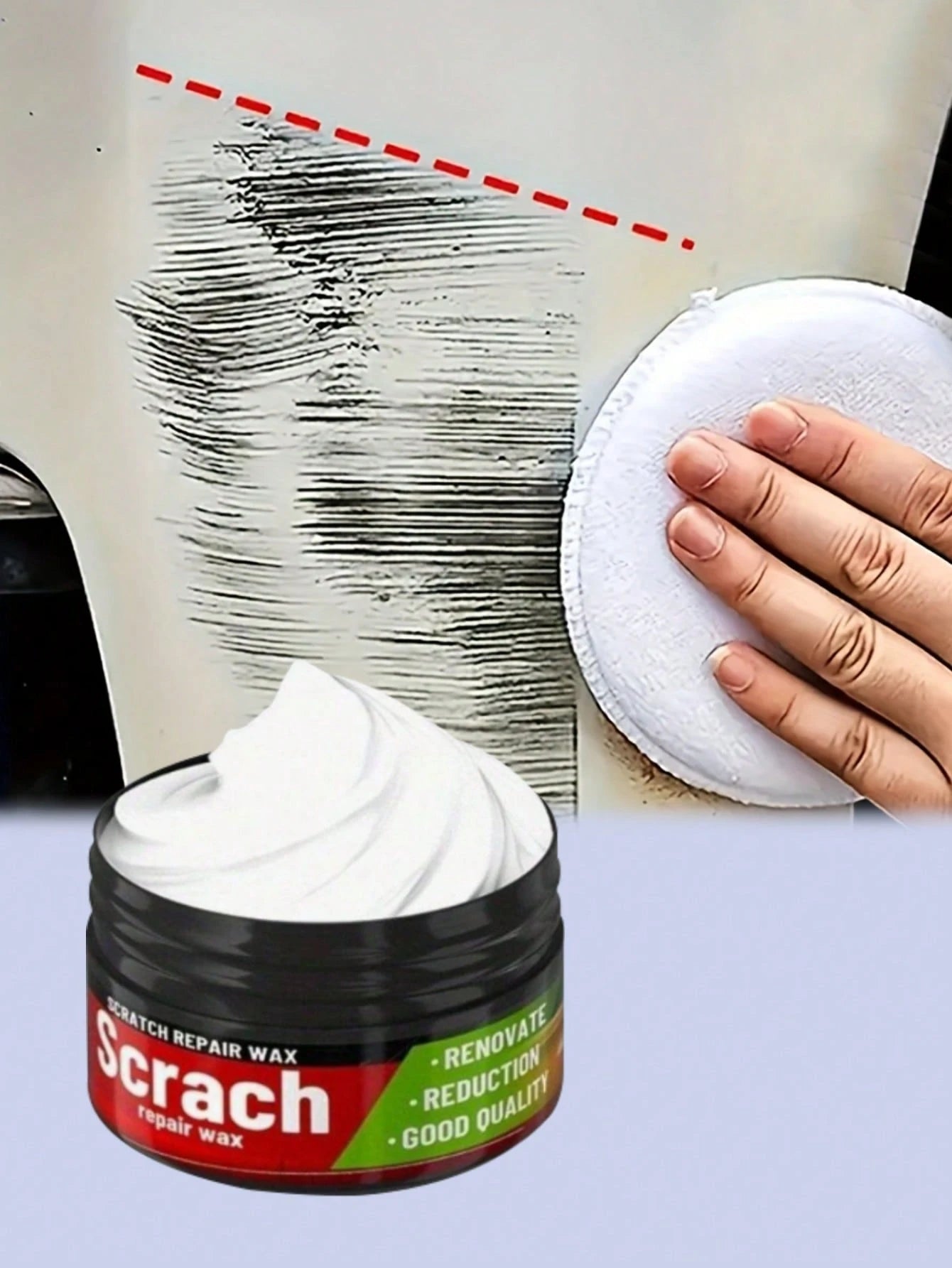Car Scratch Repair Putty, Scratch Maintenance Repair Putty, Scratch Repair Wax, Car Polishing Repair Agent, Paint Care Wax, Light Scratch Remover, Car Care Polishing Kit