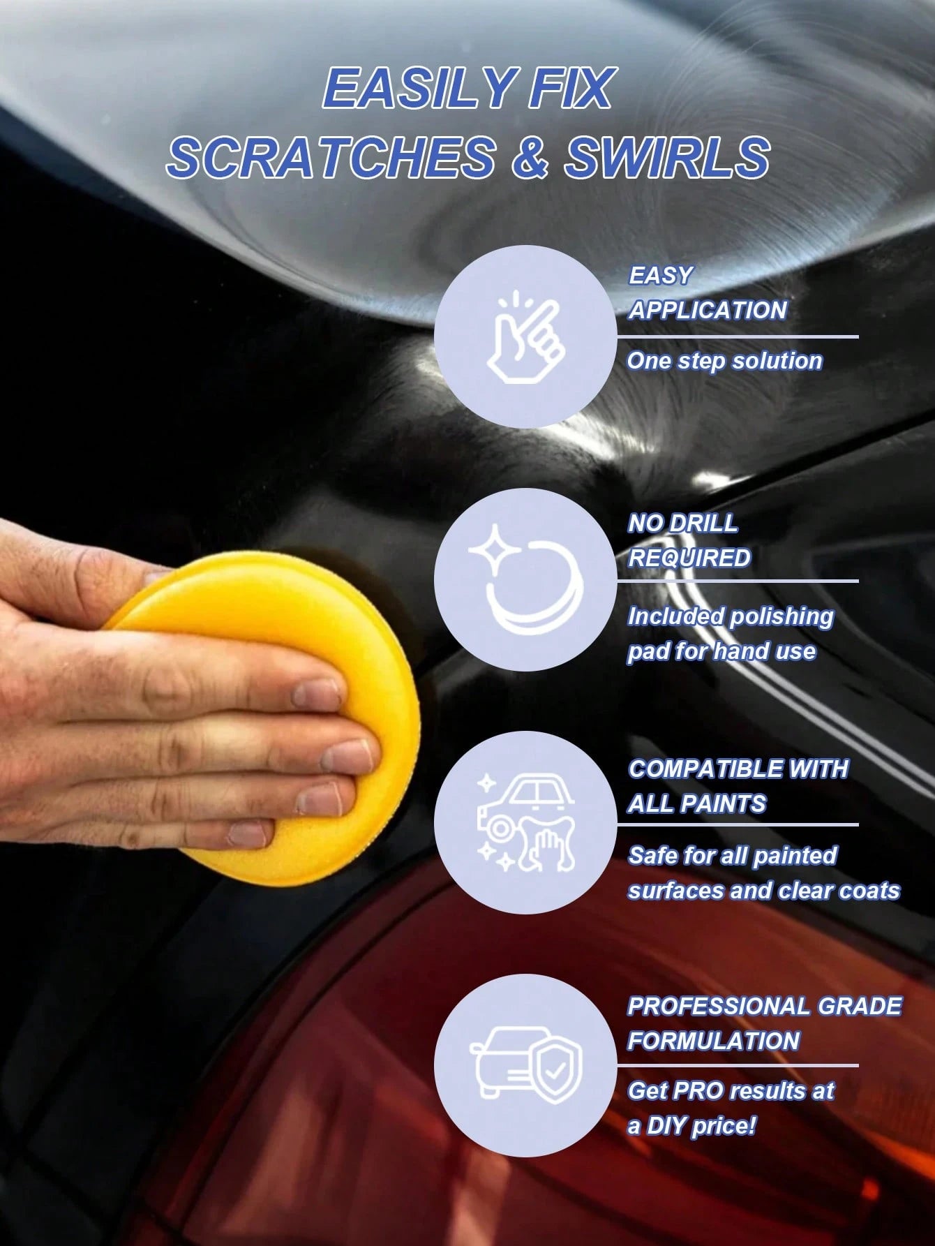 Car Scratch Repair Putty, Scratch Maintenance Repair Putty, Scratch Repair Wax, Car Polishing Repair Agent, Paint Care Wax, Light Scratch Remover, Car Care Polishing Kit