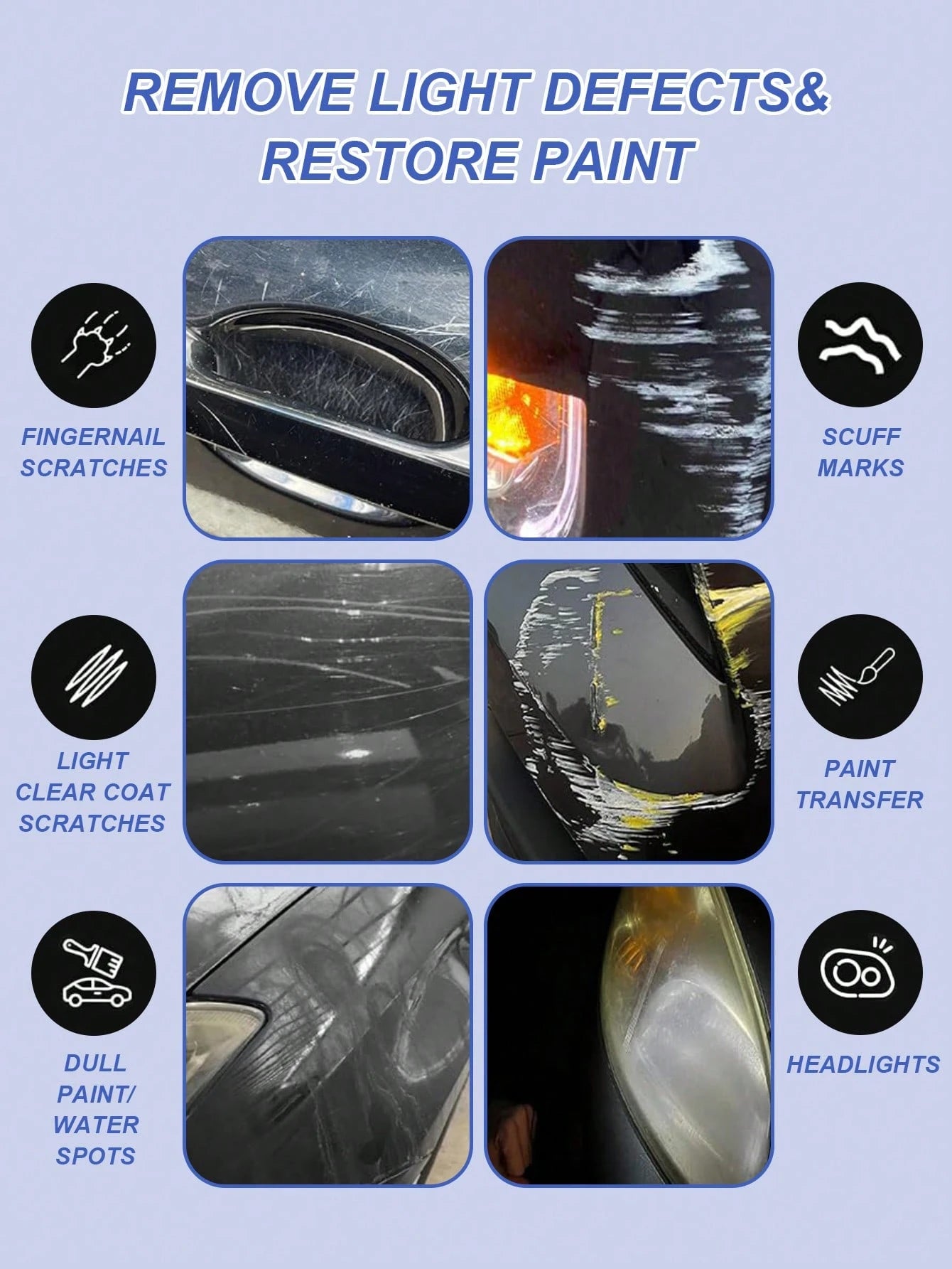 Car Scratch Repair Putty, Scratch Maintenance Repair Putty, Scratch Repair Wax, Car Polishing Repair Agent, Paint Care Wax, Light Scratch Remover, Car Care Polishing Kit