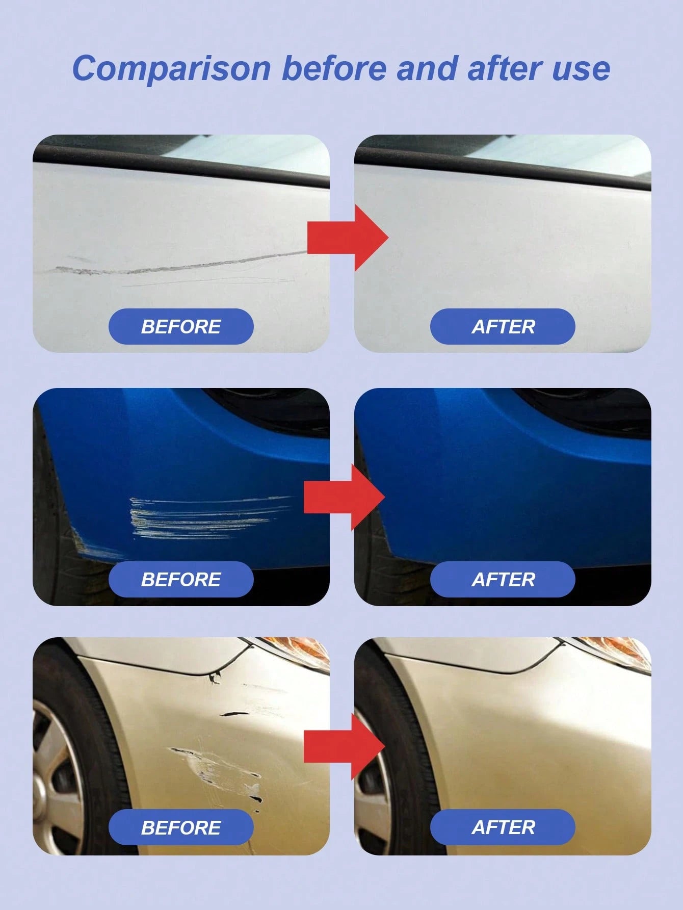 Car Scratch Repair Putty, Scratch Maintenance Repair Putty, Scratch Repair Wax, Car Polishing Repair Agent, Paint Care Wax, Light Scratch Remover, Car Care Polishing Kit