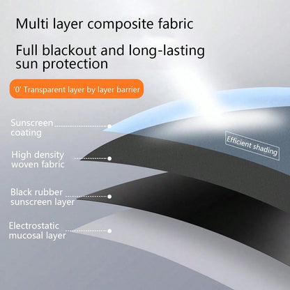 Car Static Adsorption Sunshade, Anti-UV Heat Insulation Sun Curtain, Car Window Curtain, Car Sun Visor