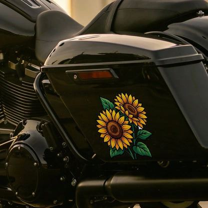 Car Stickers And Decals, Car Window Decals Vinyl, Sunflower Flower Design Pattern Print, Automotive Decals,Funny Bumper Stickers