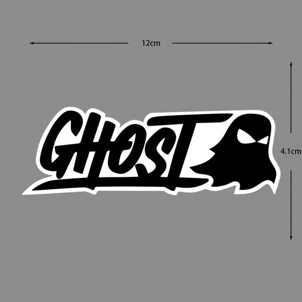 Car Stickers Cute Ghost Decorations Car Body Stickers Motorcycle Helmets Laser Reflective Creative Shading Scratches