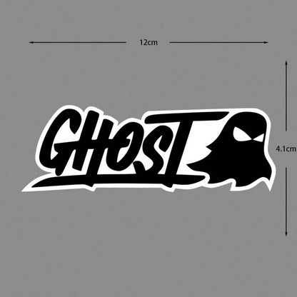Car Stickers Cute Ghost Decorations Car Body Stickers Motorcycle Helmets Laser Reflective Creative Shading Scratches