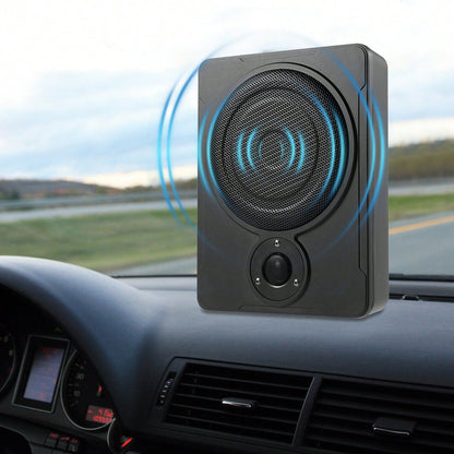 Car Subwoofer, 8 Inch 6,00W Ultra Thin Car Subwoofer Slim Metal Cover 12V