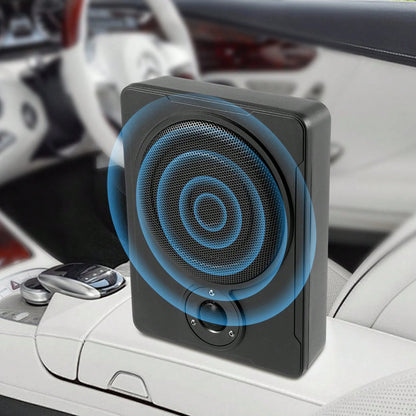 Car Subwoofer, 8 Inch 6,00W Ultra Thin Car Subwoofer Slim Metal Cover 12V