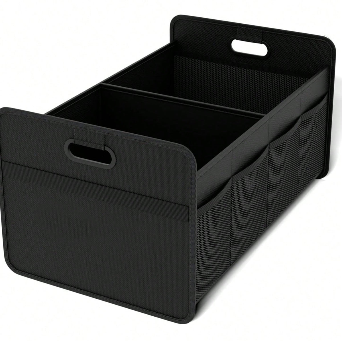 Car Trunk Organizer, Foldable Organizer For Car, Automotive Consoles & Organizers, Storage With Reinforced Handles (Small, Black)