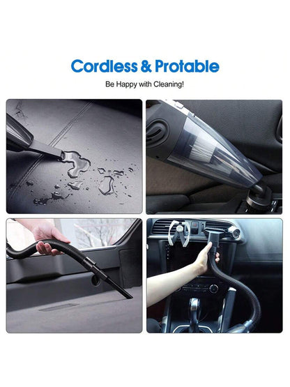 Car Vacuum, Portable Car Vacuum Cleaner 4000Pa, Small 120W Handheld Vacuum Cleaner, 3.28Ft Corded, Car Accessories Kit For Car Interior Cleaning