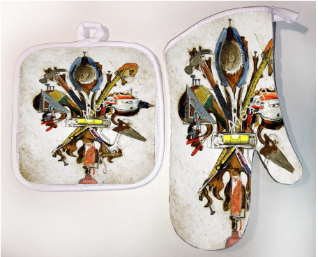 Pot Holder & Oven Mitt Set