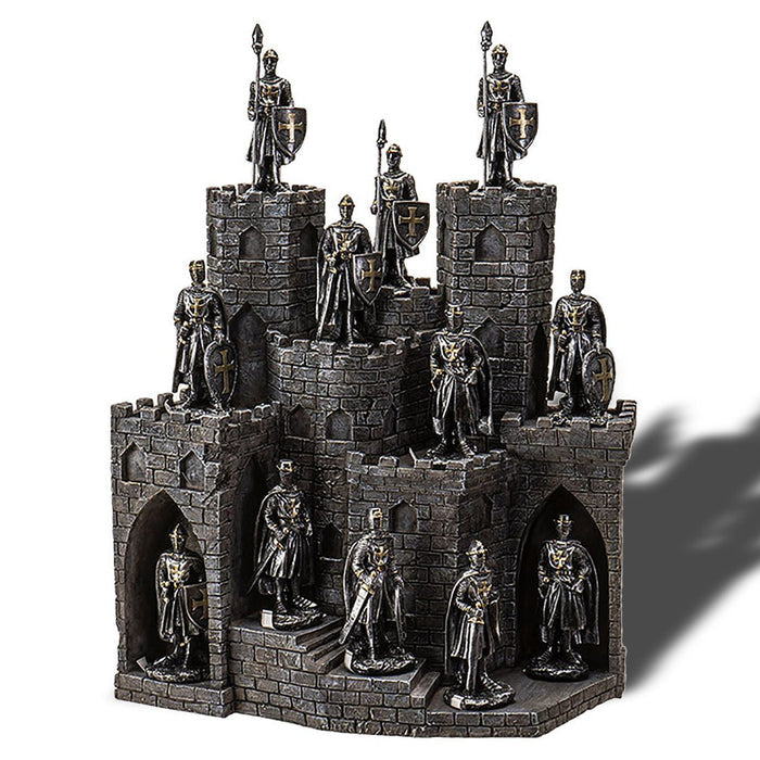 Castle Display with 12 Knights
