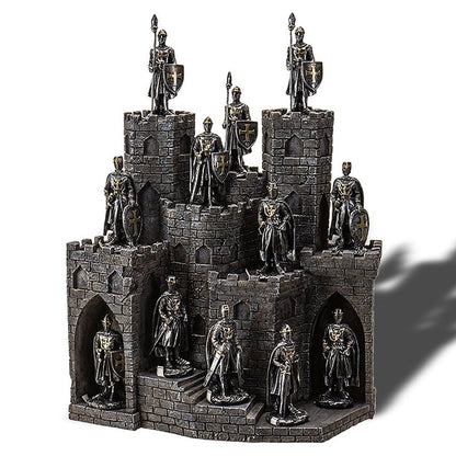 Castle Display with 12 Knights