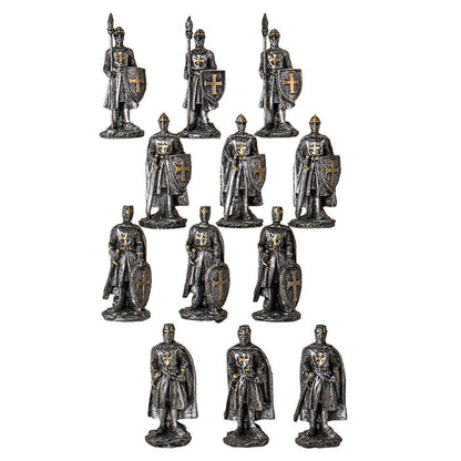 Castle Display with 12 Knights