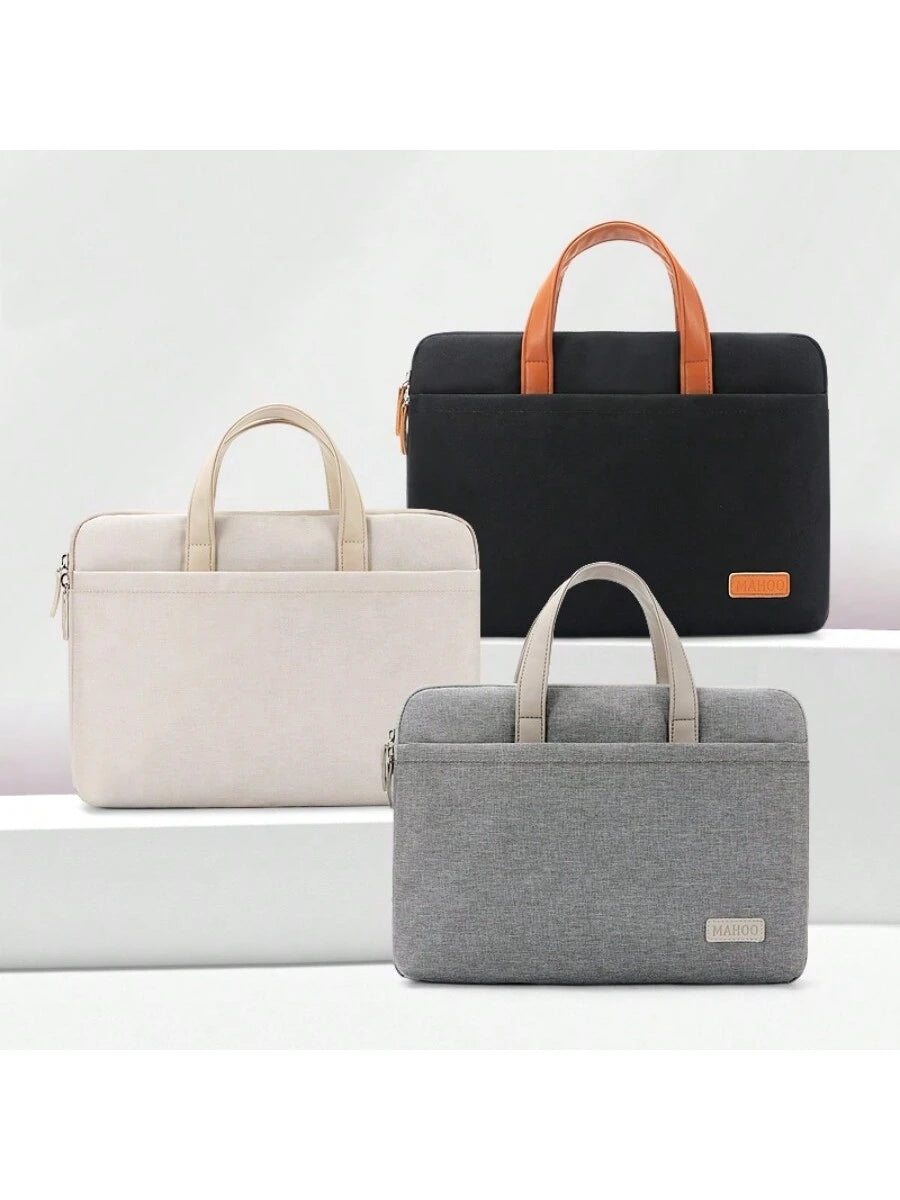 Casual Ladies Handbag Suit For 13.3", 14" And 15.6" Laptop, Business Briefcase Tote Bag For Documents A4 File