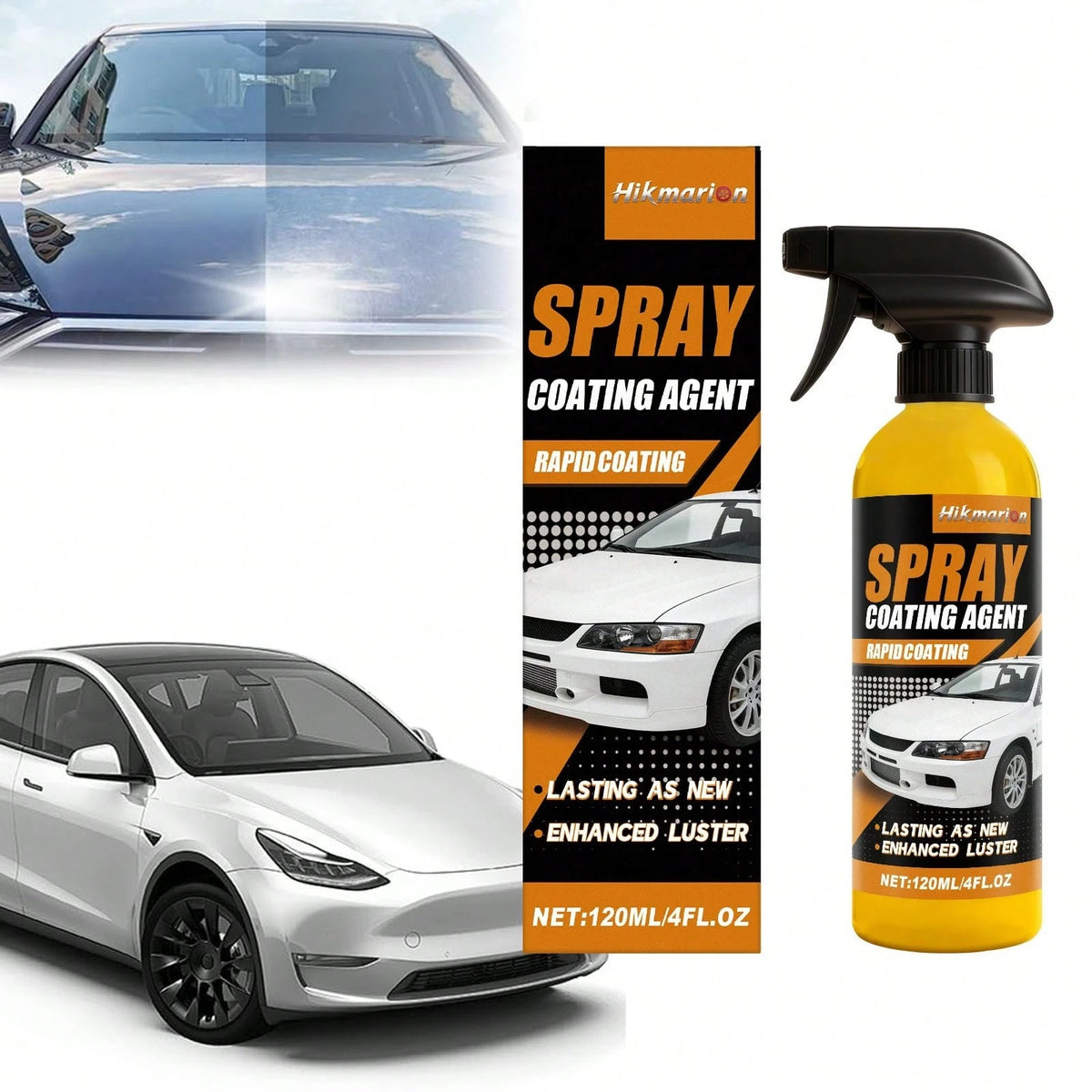 Ceramic Coating For Cars Polish,100ml Shine Car Wax Coating Spray,Easy To Spray Auto Paint Protection, Quick Detailer Spray Wax Washes Car Paint Sealant