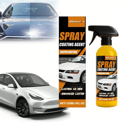 Ceramic Coating For Cars Polish,100ml Shine Car Wax Coating Spray,Easy To Spray Auto Paint Protection, Quick Detailer Spray Wax Washes Car Paint Sealant