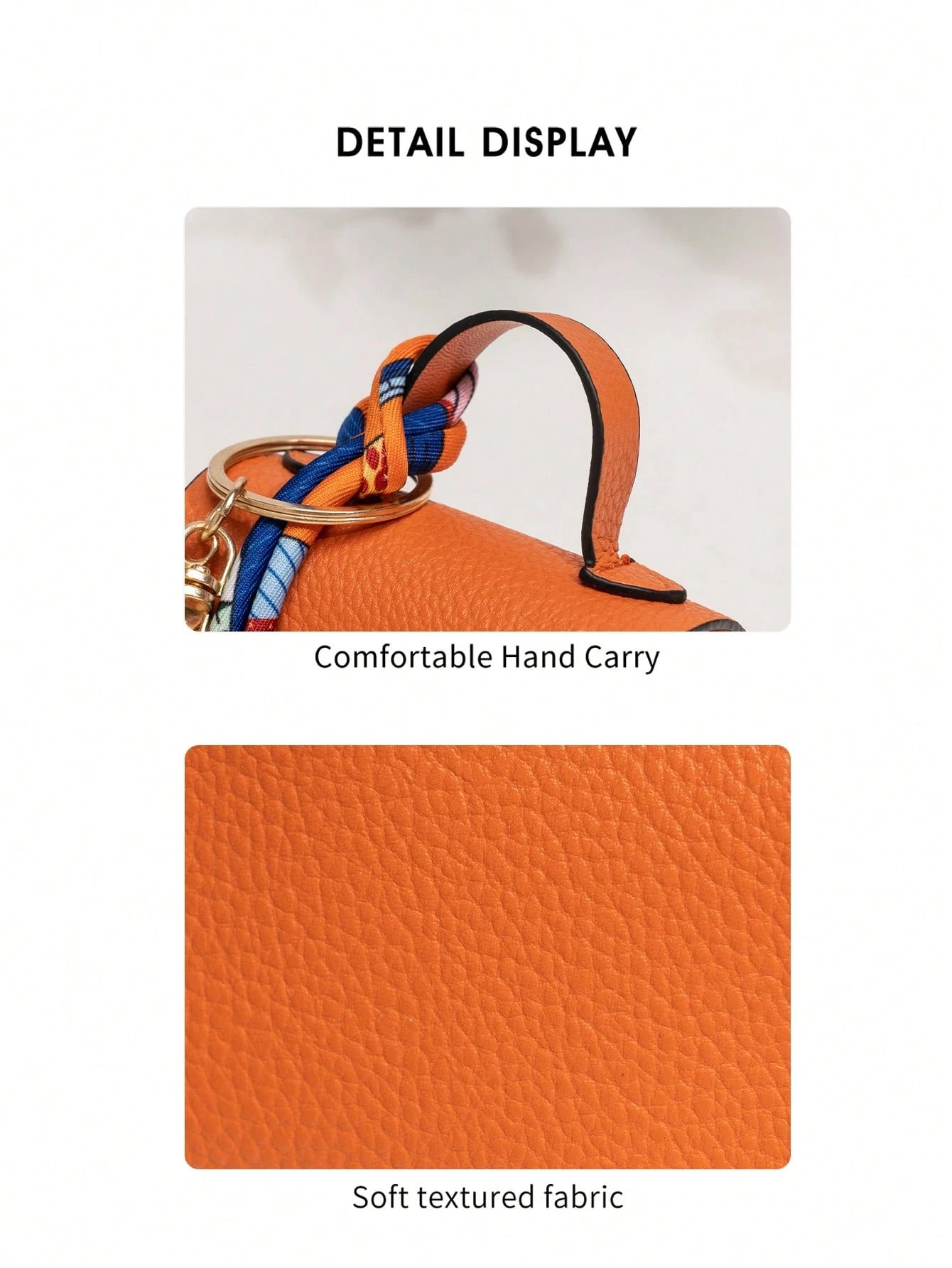 CHARM INFINITE Mini Square Leather Bag Charm Luxury Cute Bag Pendant Fashion Decorative Accessory Creative Keychain Gift For Women Lipstick Bag Earphone Bag Wallet Mini Wallet Coin Purse Wallet Purse