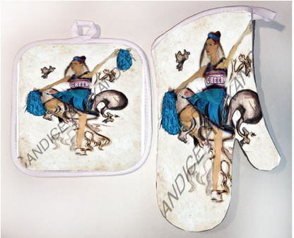 Pot Holder & Oven Mitt Set