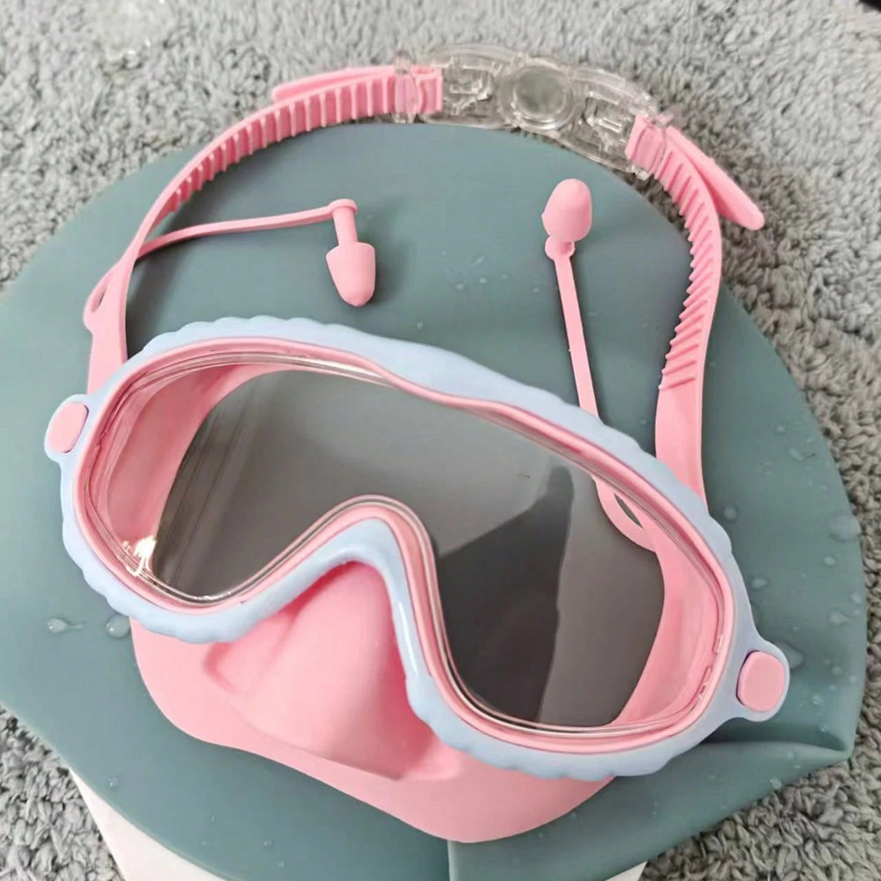 Children's Large Frame Anti-Choking Swimming Goggles HD Anti-Fog Swimming Goggles Children's Outdoor Swimming Equipment, Back To School