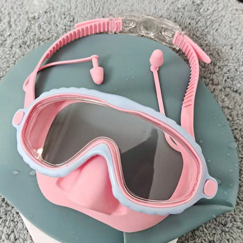 Children's Large Frame Anti-Choking Swimming Goggles HD Anti-Fog Swimming Goggles Children's Outdoor Swimming Equipment, Back To School