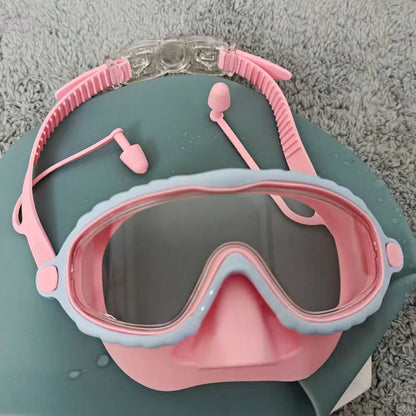 Children's Large Frame Anti-Choking Swimming Goggles HD Anti-Fog Swimming Goggles Children's Outdoor Swimming Equipment, Back To School