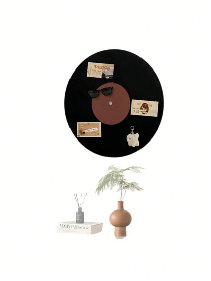 Cirelle 1PC Vinyl Record Felt Board No Drill Wall Decor Retro Classical Photo Display Bar Cafe Atmosphere Background Wall Hanging Decorations