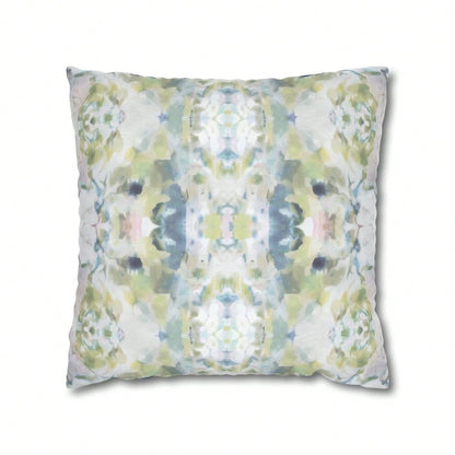 CKnight [Room Decor Pillow]Mirrored Art Throw Pillow Cover Blue Sage Green Watercolor Pillow Case Abstract Art Home Decor College Gi Bedroom Impressionist Modern