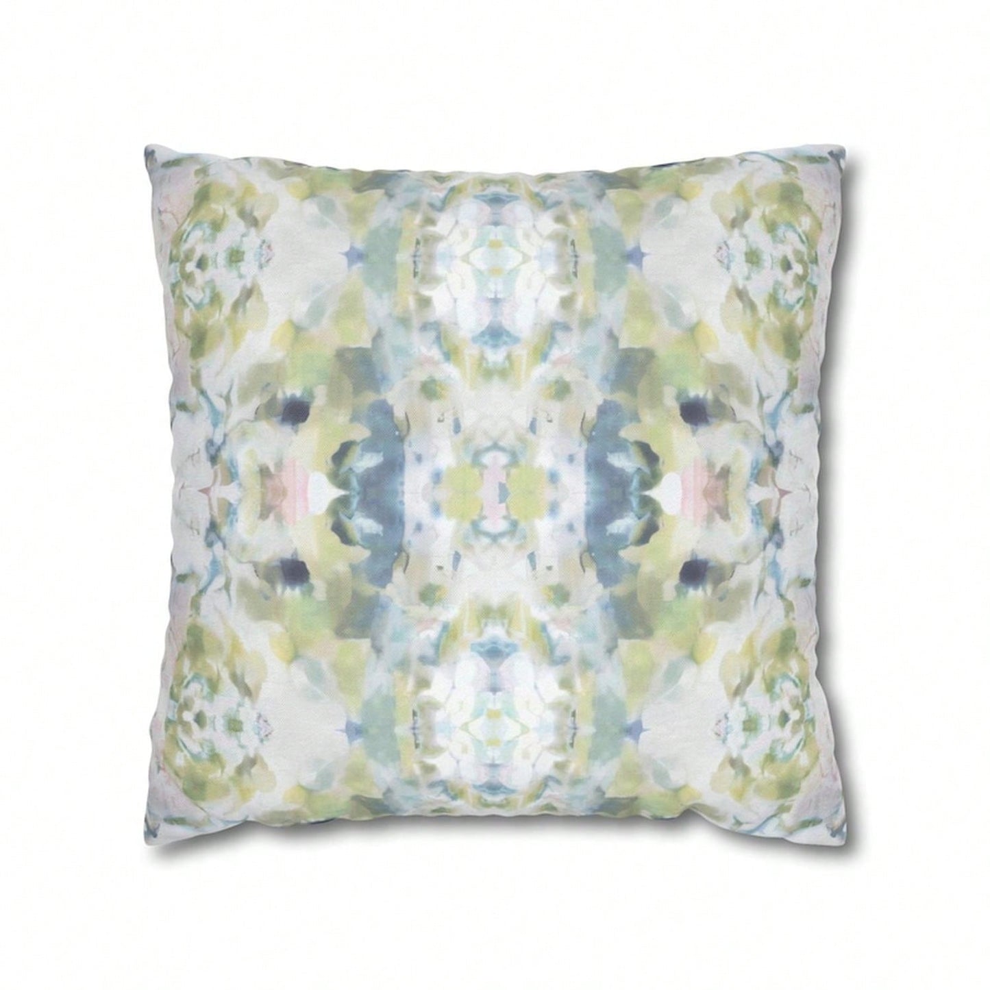 CKnight [Room Decor Pillow]Mirrored Art Throw Pillow Cover Blue Sage Green Watercolor Pillow Case Abstract Art Home Decor College Gi Bedroom Impressionist Modern