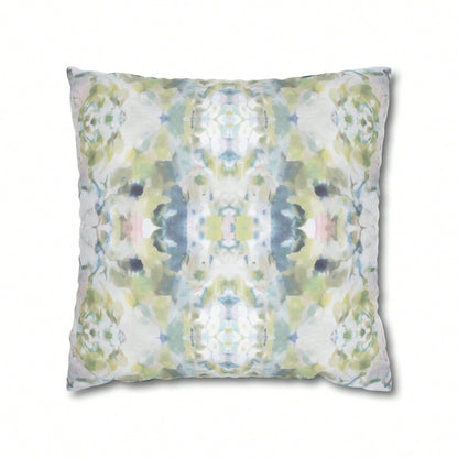 CKnight [Room Decor Pillow]Mirrored Art Throw Pillow Cover Blue Sage Green Watercolor Pillow Case Abstract Art Home Decor College Gi Bedroom Impressionist Modern