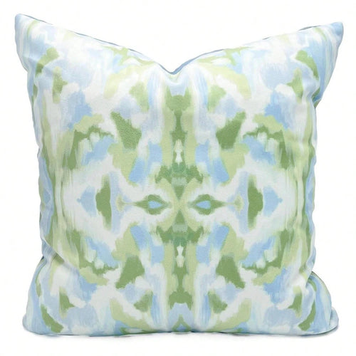CKnight [Room Decor Pillow]Spearmint Kaleidoscope Pillow Powder Blue Mint Kaleidoscope Pillow T1rendy Throw Pillow