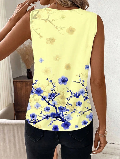 Clasi Plus Size Summer Casual Striped Print Sleeveless Shirt Women's Tops And Blouses For Women Elegant Blouse Modern Formal Work White