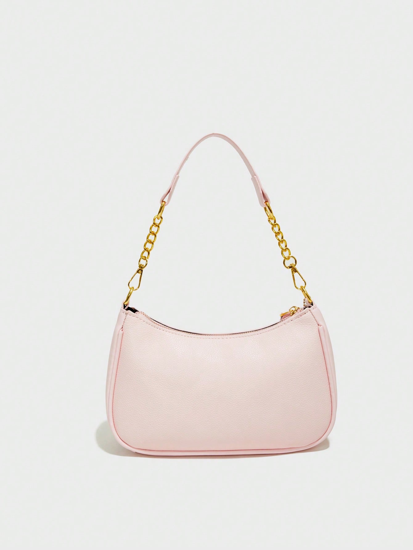 Classic Solid Color PU Waterproof Fabric, Decorated With Letter Pattern And Faux Pearl Bow Pendant, Fashionable Design, Can Be Used As Shoulder Bag, Square Bag, Ladies Wallet, Suitable For Shopping, O