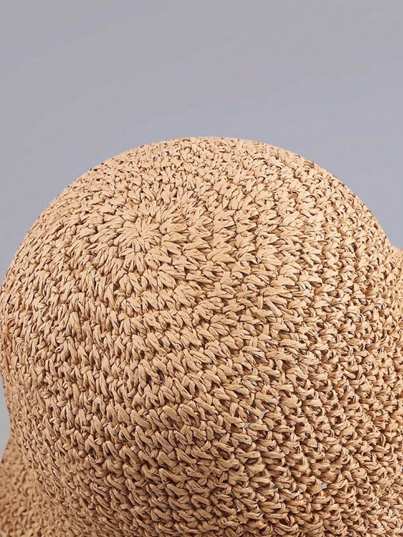 Classic Straw Braid Hat, Women's Beach Sun Hat, Versatile Bucket Hat, UV Protection, Spring/Summer, Vacationcore