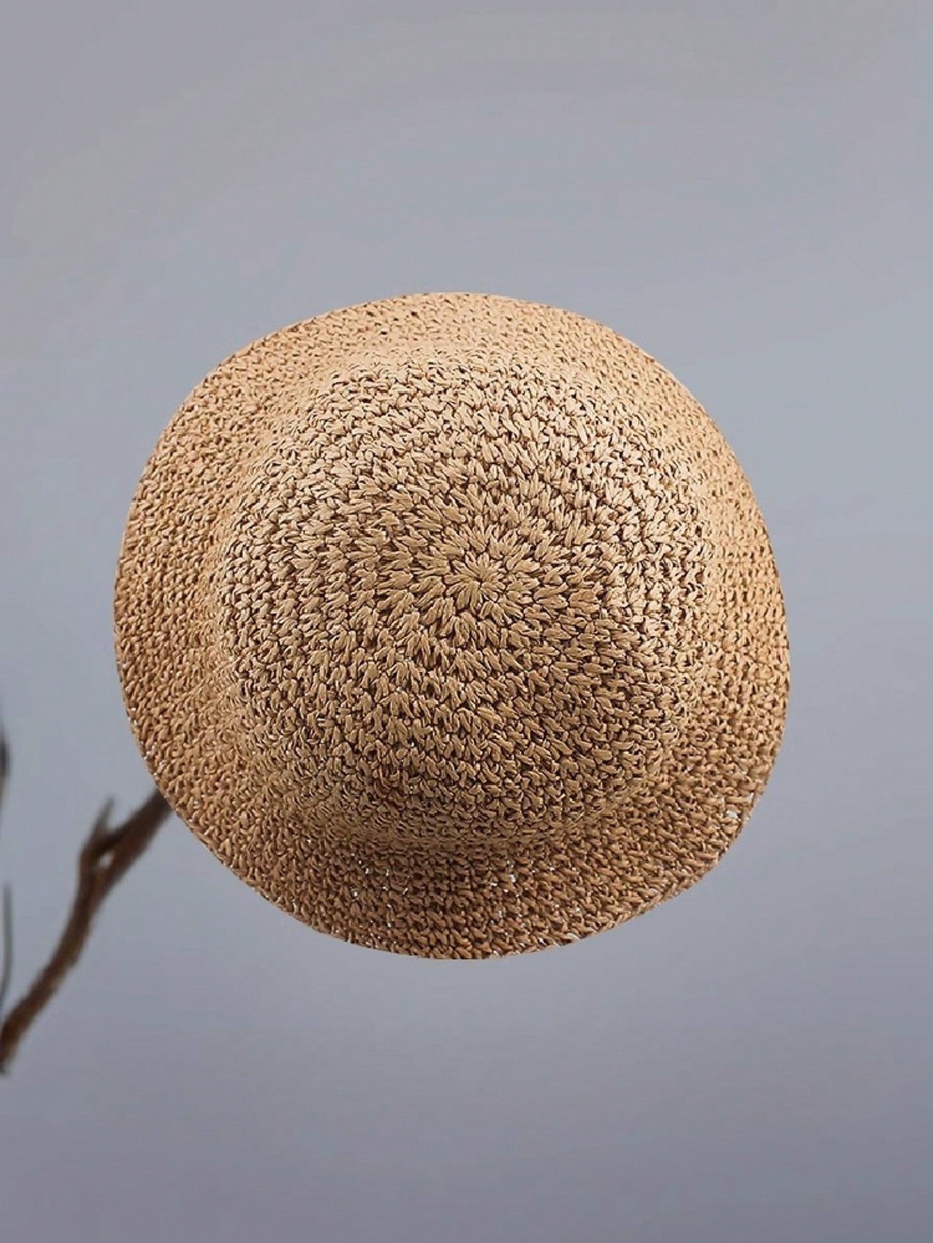 Classic Straw Braid Hat, Women's Beach Sun Hat, Versatile Bucket Hat, UV Protection, Spring/Summer, Vacationcore
