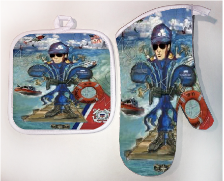 Pot Holder & Oven Mitt Set