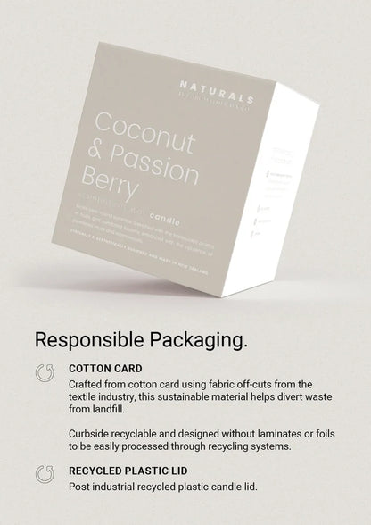Coconut & Passion Berry Scented Candle