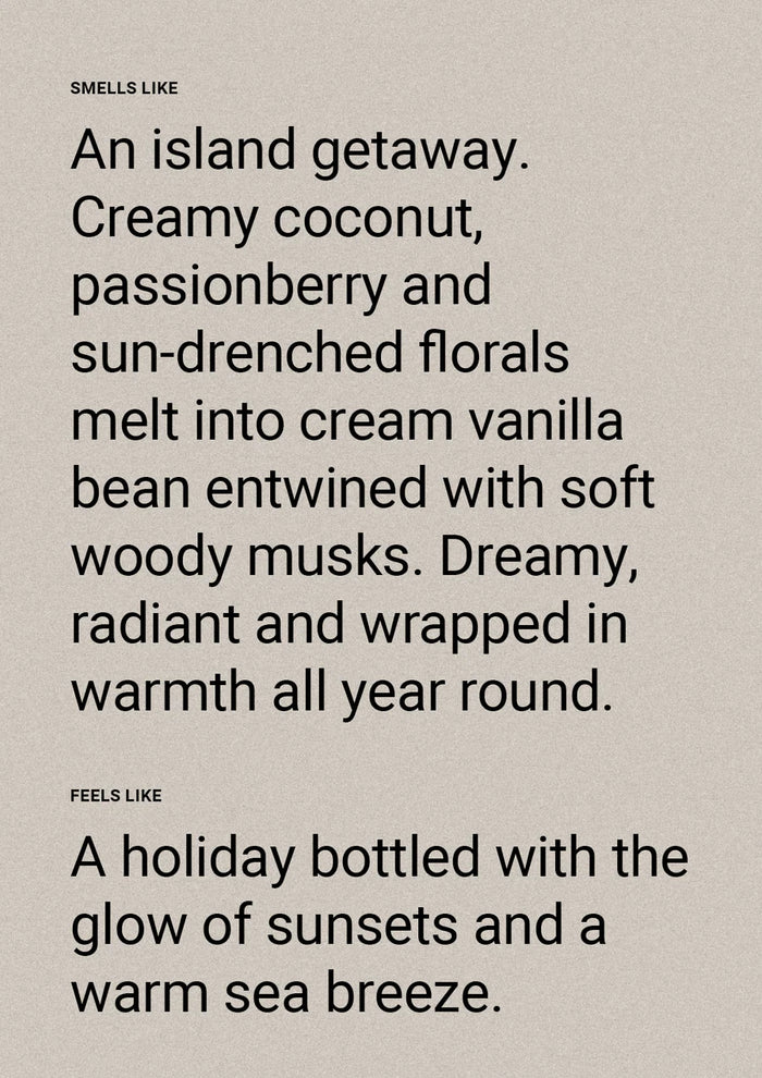 Coconut & Passion Berry Scented Candle