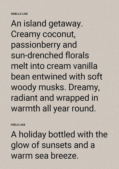 Coconut & Passion Berry Scented Candle