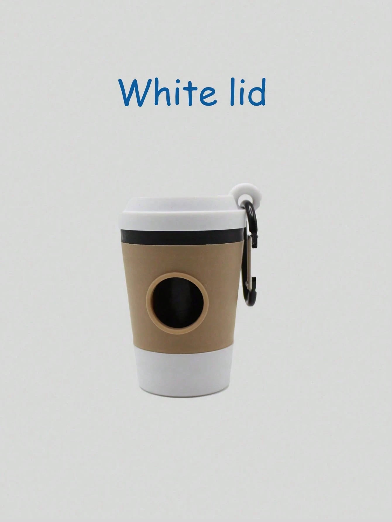 Coffee Cup Pet Waste Bag Dispenser Portable Outdoor Dog Walking Poop Bag Storage(There Are No Trash Bags)