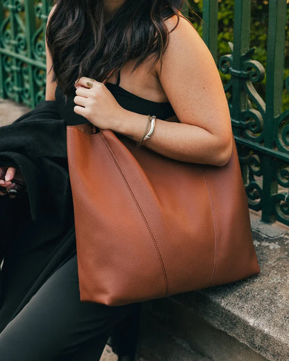 Colby Tote Bag - Tan