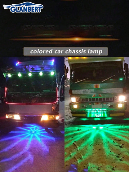 Colorful Car Underbody Lights, Flashing Underbody Lights, Universal Car Truck LED Colorful Underbody Decorative Lights