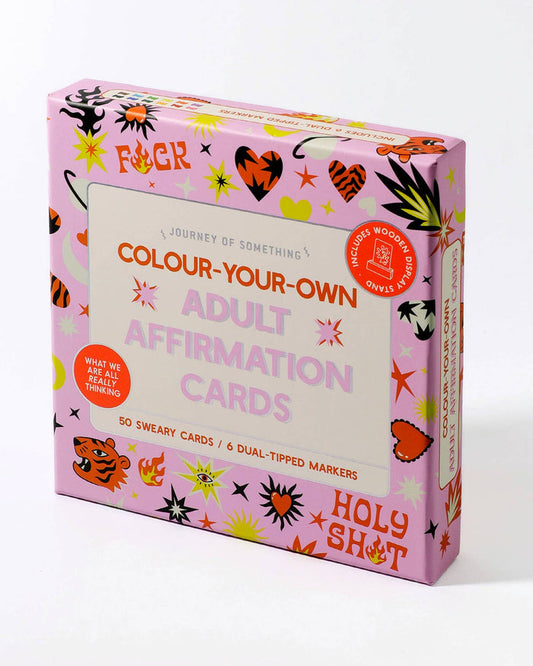 Colour Your Own Adult Affirmation Cards