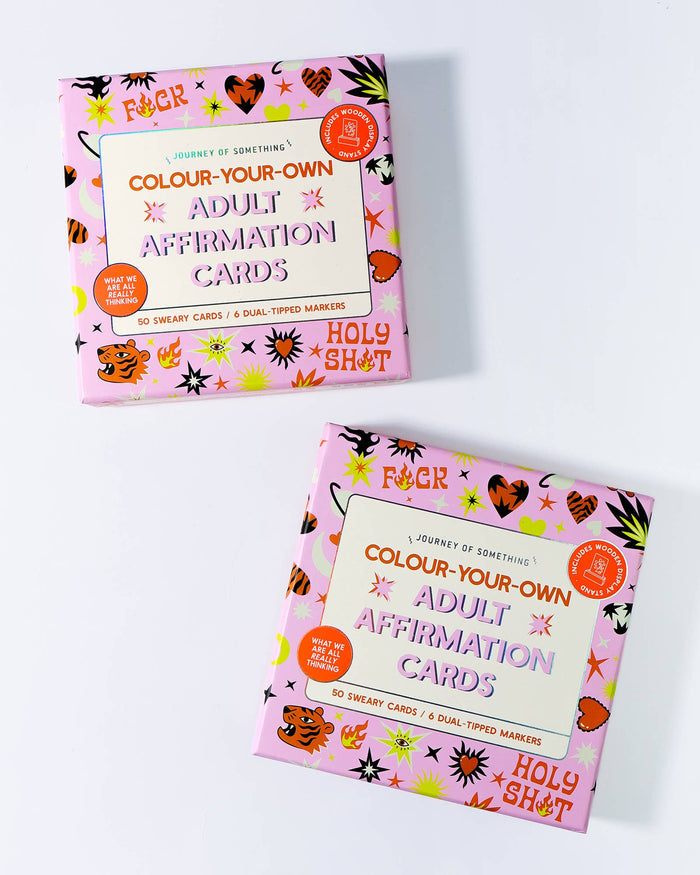 Colour Your Own Adult Affirmation Cards